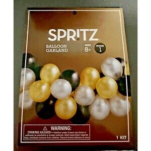 Balloon Garland Arch Kit Party Decorations Black Silver Gold - New in Box